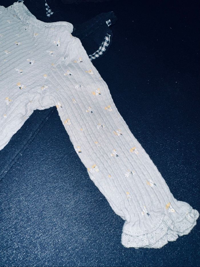 Ensemble barboteuse en velour avec pull côtelé KIABI - 12M - photo numéro 6