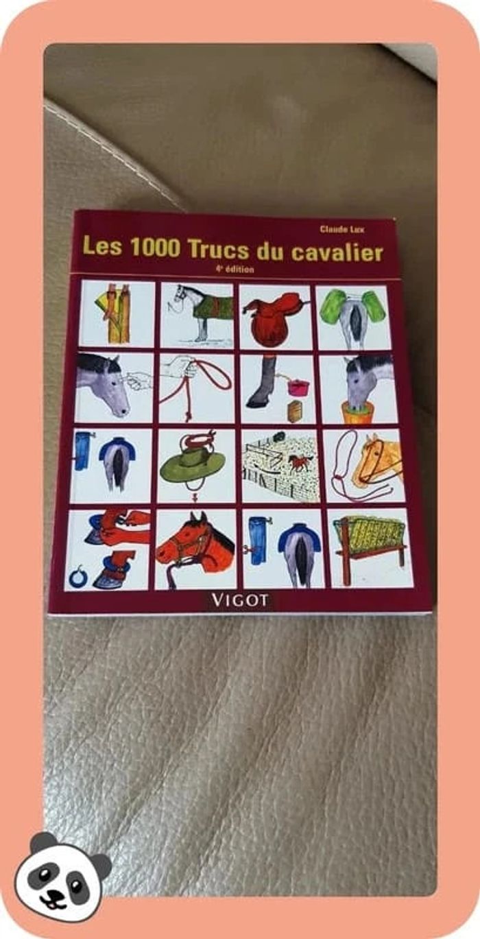 Livre "les 1 000 trucs du cavalier" état neuf