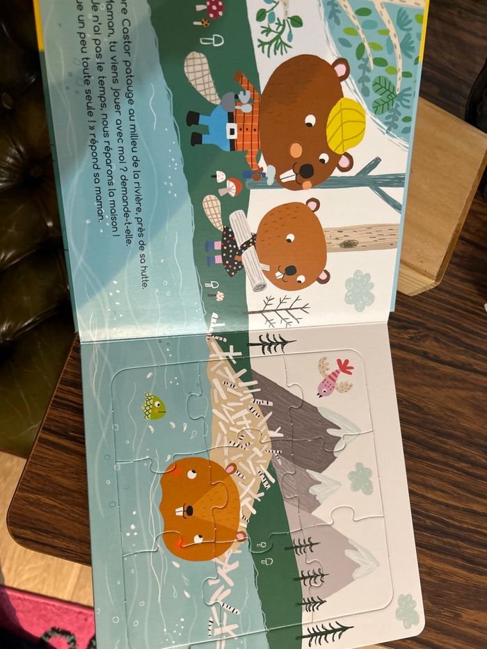Puzzle avec histoire sous forme de livre - photo numéro 3