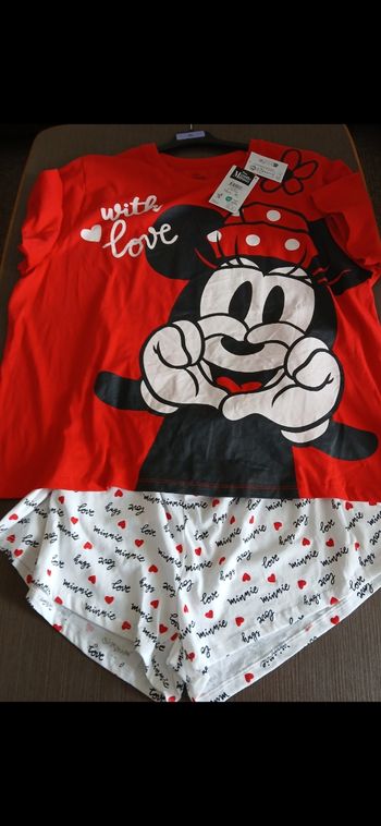 Ensemble pyjamas short femme Minnie disney XL
