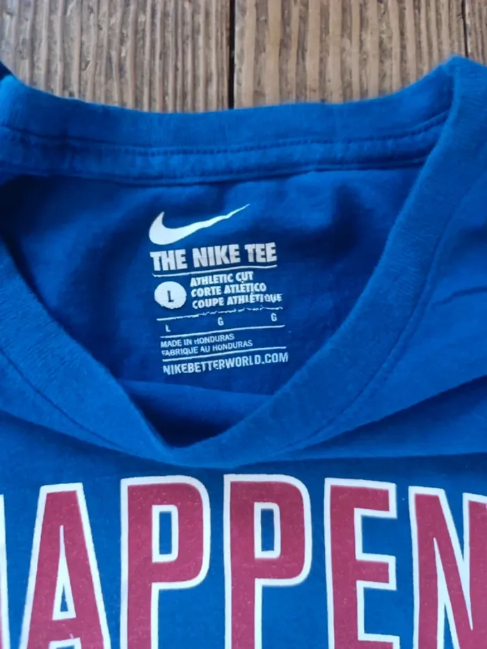 T-shirt Nike tee MLB chicago cubs 2016 L - photo numéro 4