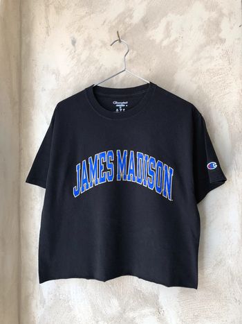 T-shirt Crop top noir Champion M