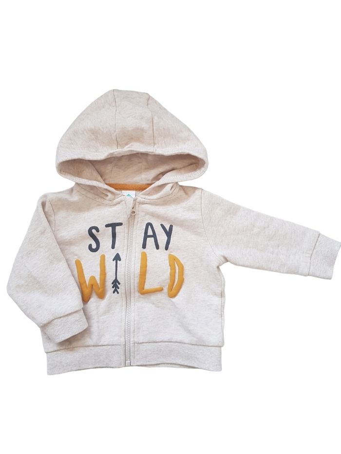 Tex Baby - Gilet manches longues, avec capuche, fermeture zippée (9 mois)