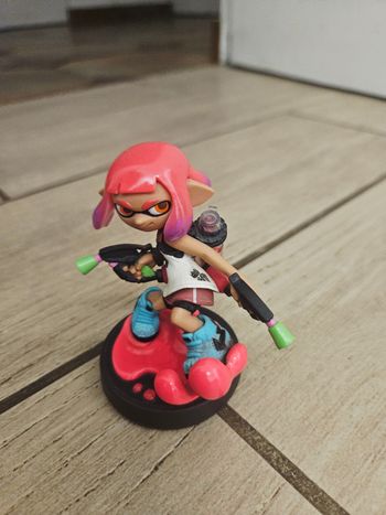 Amiibo splatoon fille inkling rose