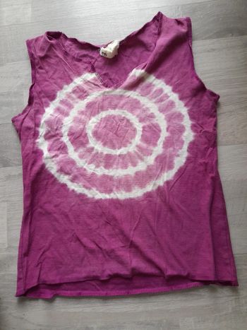 Magnifique débardeur violet 10 ans