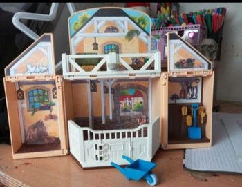 Écurie transportable playmobil