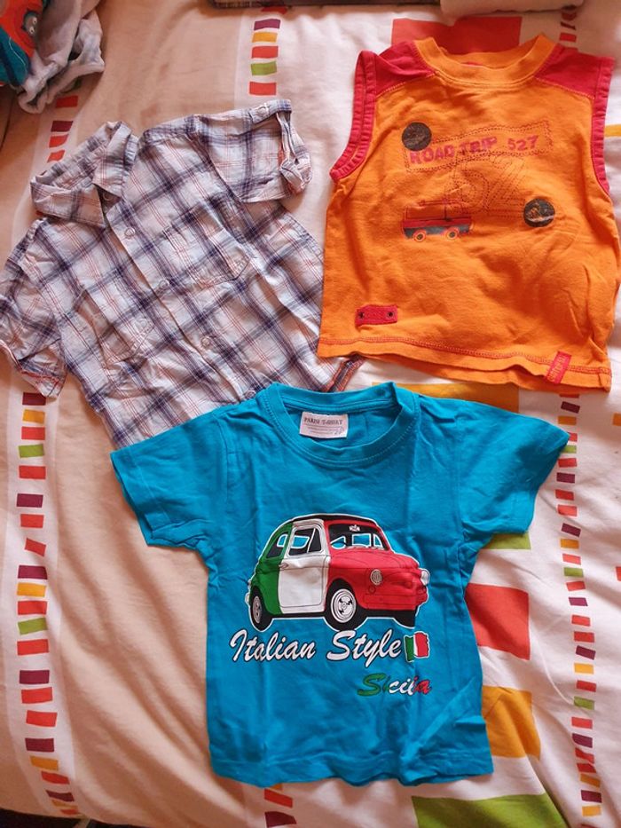Lot de 3 T-shirt/chemisette