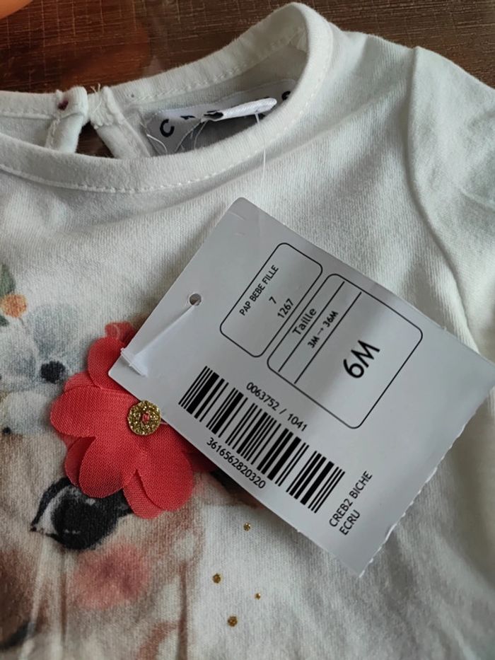 Tee-shirt ML 3 mois - photo numéro 5