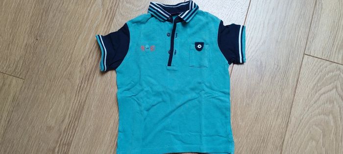 Polo manches courtes vert Sergent Major - 5 ans - photo numéro 2