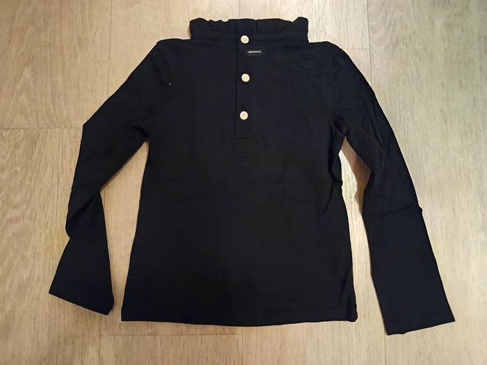 Tee-shirt manches longues noir - photo numéro 3