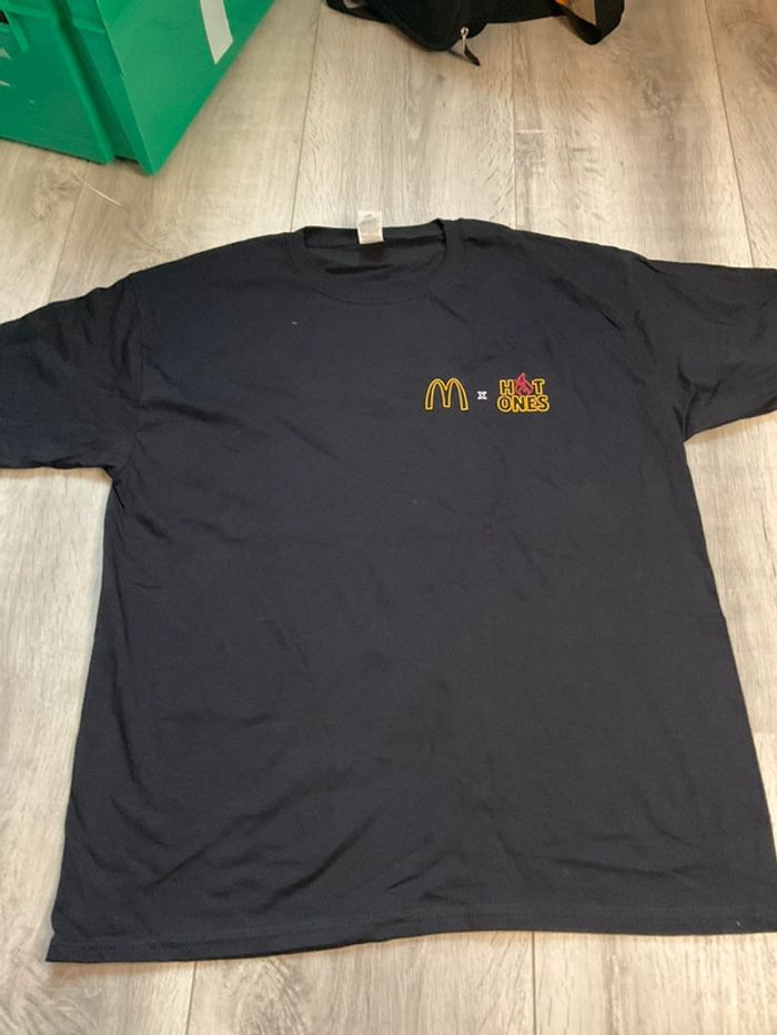 Tee shirt noir McDo Hot sauce manches courtes - photo numéro 10