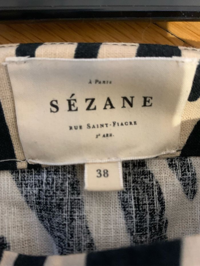 Jupe Sézane Katalina T38 zèbre neuve jamais portée - photo numéro 4