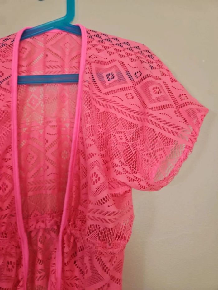 robe de plage piscine  gilet de plage rose taille unique - photo numéro 2