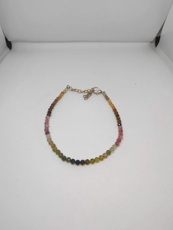 Bracelet tourmaline multicolore
