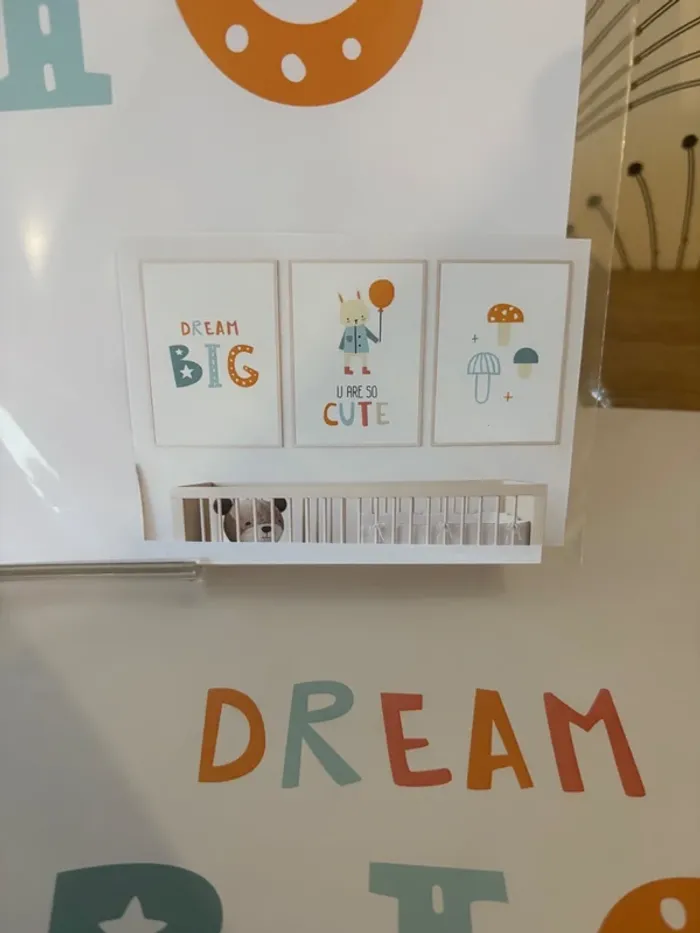 Affiches “Dream Big & Cute Vibes” pour chambre enfant - photo numéro 2