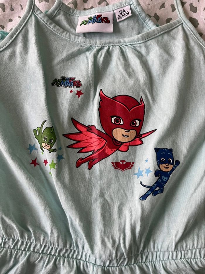 Combishort Pyjamasques Bleu Clair - photo numéro 2