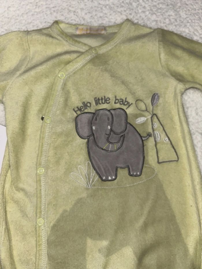 Pyjama bébé éléphant - photo numéro 2