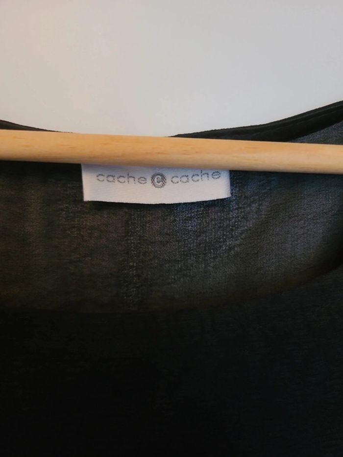 Robe noire 38 cache cache - photo numéro 4