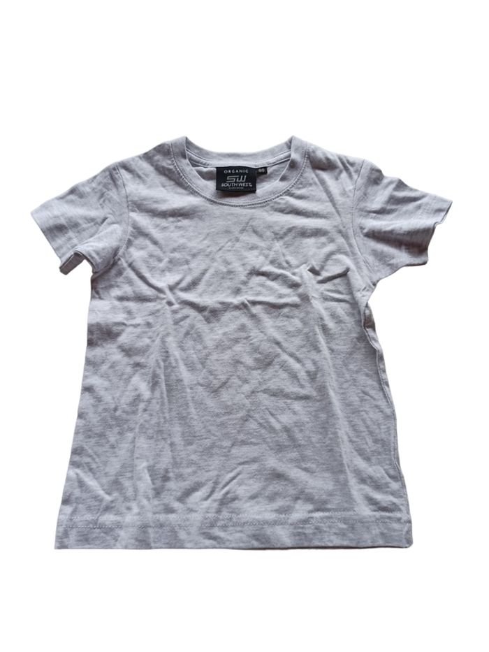 Tee-shirt manches courtes gris 18 mois