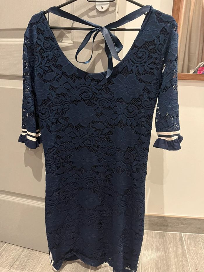 Robe moulante bleue marine - photo numéro 3