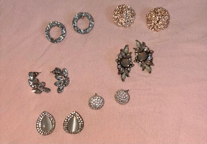 Lot de 6 paires de boucles d’oreilles bijou Brigitte - photo numéro 7