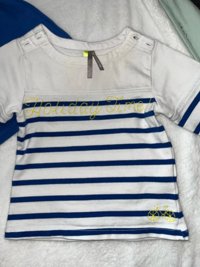 2 pulls manches longues 67cm 6 mois - photo numéro 2