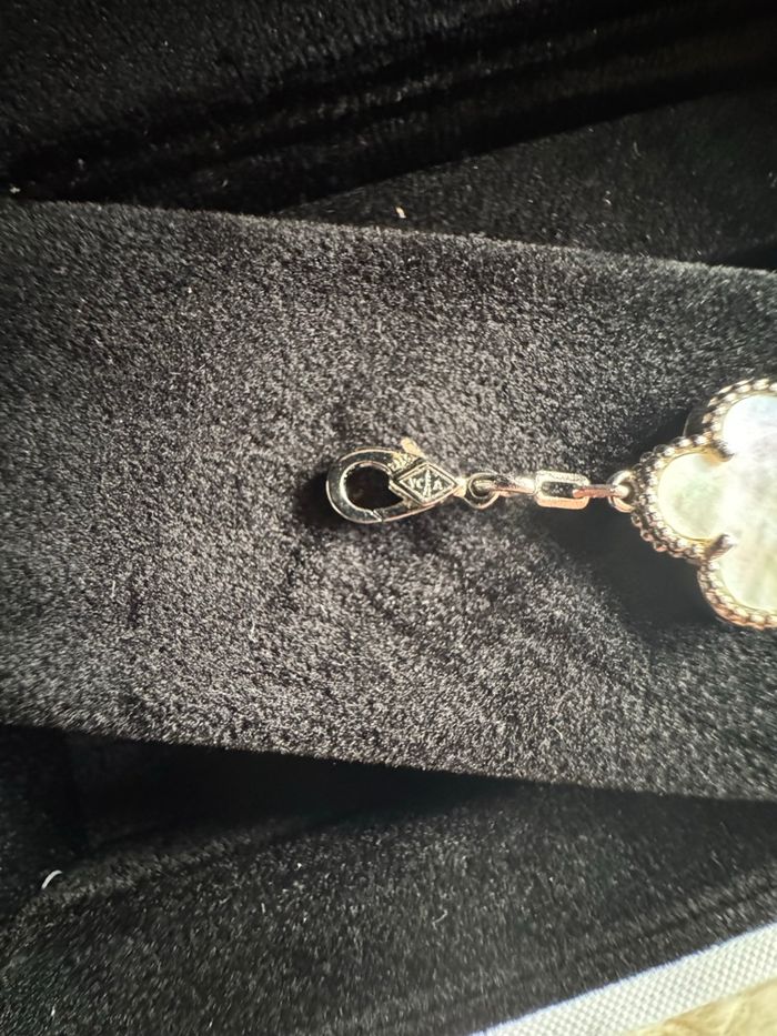 Bracelet van cleef argent blanc - photo numéro 3