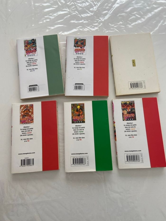 Lot de 6 Mangas NARUTO - photo numéro 2