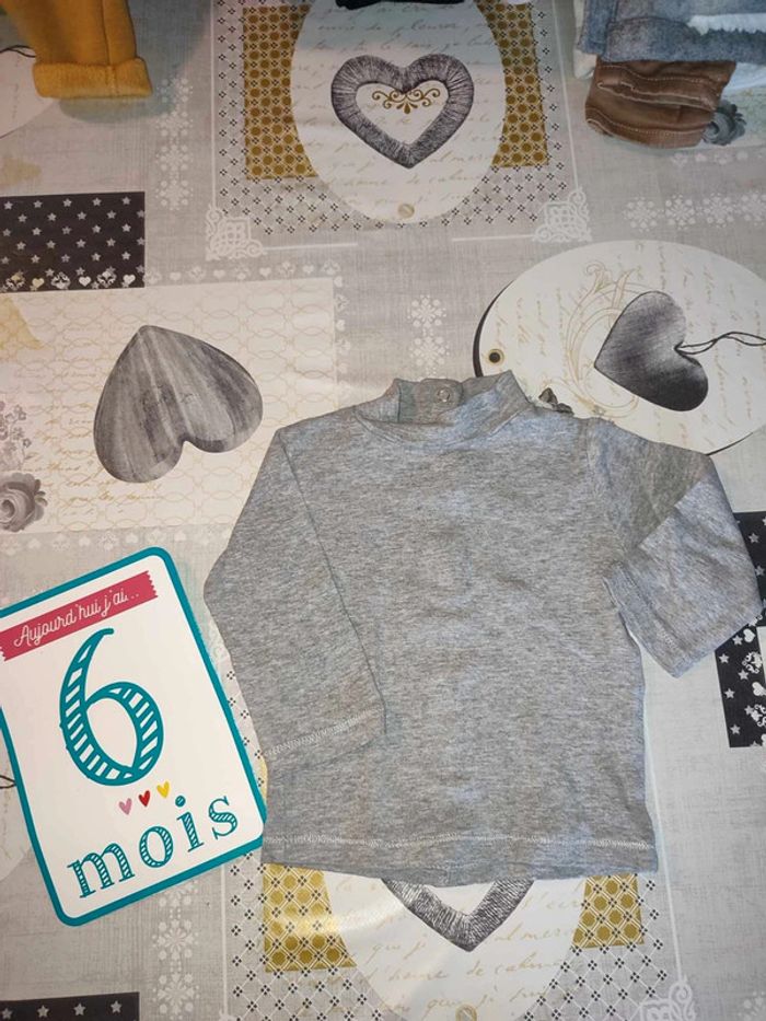 Sous pull gris