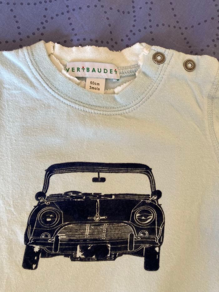 DISPO - T-shirt vertbaudet 3 mois