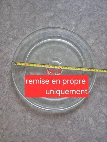 Plateau de verre pour micro ondes