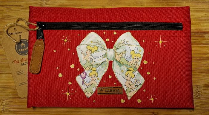 Pochette Cabaïa médium neuve rouge Fée Clochette