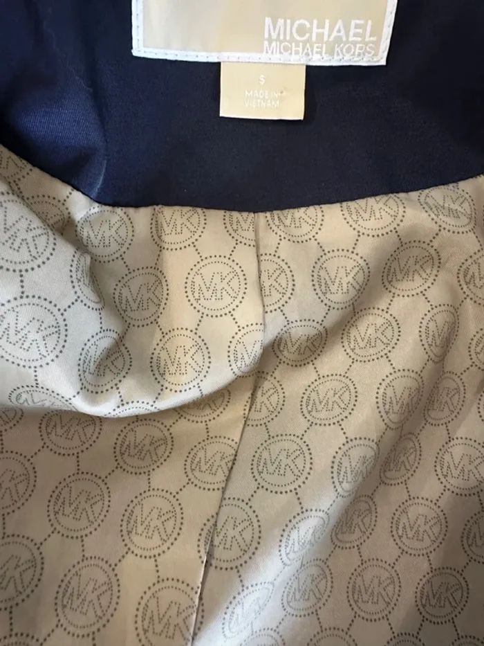 Parka Michael Kors bleu taille 36 - photo numéro 6