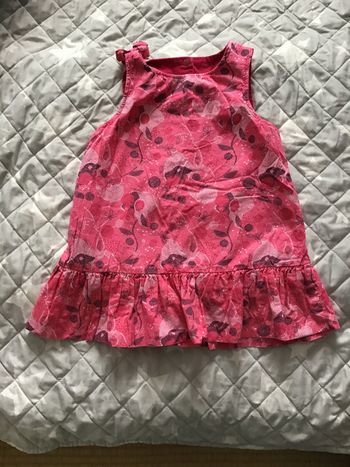 Jolie robe vertbaudet réversible 3 ans
