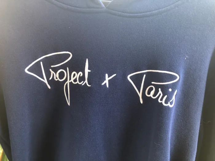 Sweat à capuche unisexe Project X Paris - bleu foncé S·Neuf sans étiquette·Project X - photo numéro 2