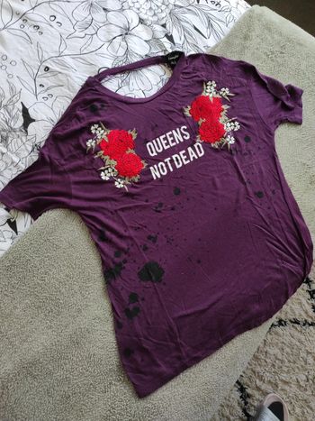 Tee shirt bordeau Jennyfer