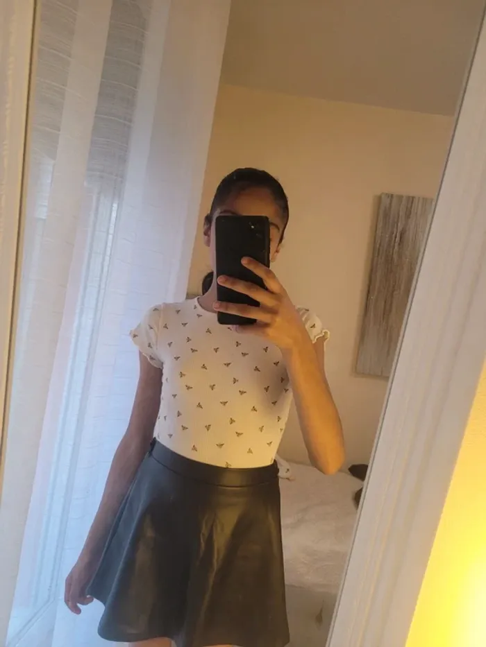 Body fille avec des petit fleur - photo numéro 2