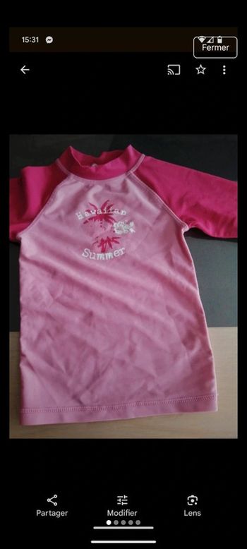 Tee shirt anti UV