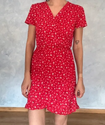 Robe rouge Kiabi