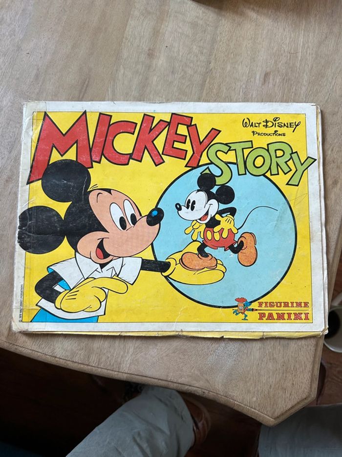 Panini - Album complet stickers autocollants Walt Disney Productions Mickey Story