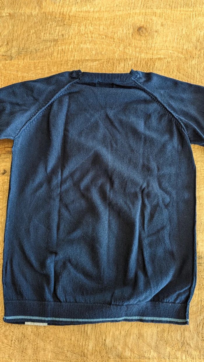 Pull bleu marine Vertbaudet - photo numéro 4