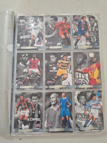 Lot 9 cartes france foot