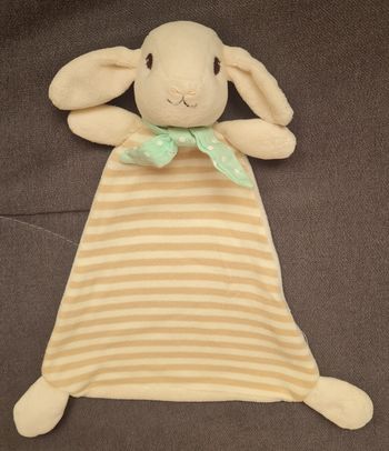 Doudou plat mouton / Agneau blanc - Beige et blanc rayé- H&M