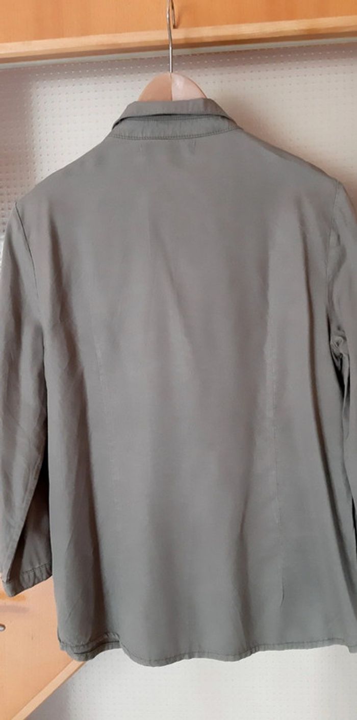 Chemise kaki manche 3/4 Armand Thiery - photo numéro 3