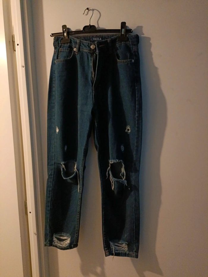 Jean Casual femme taille haute VIOLA - taille 38 - photo numéro 2