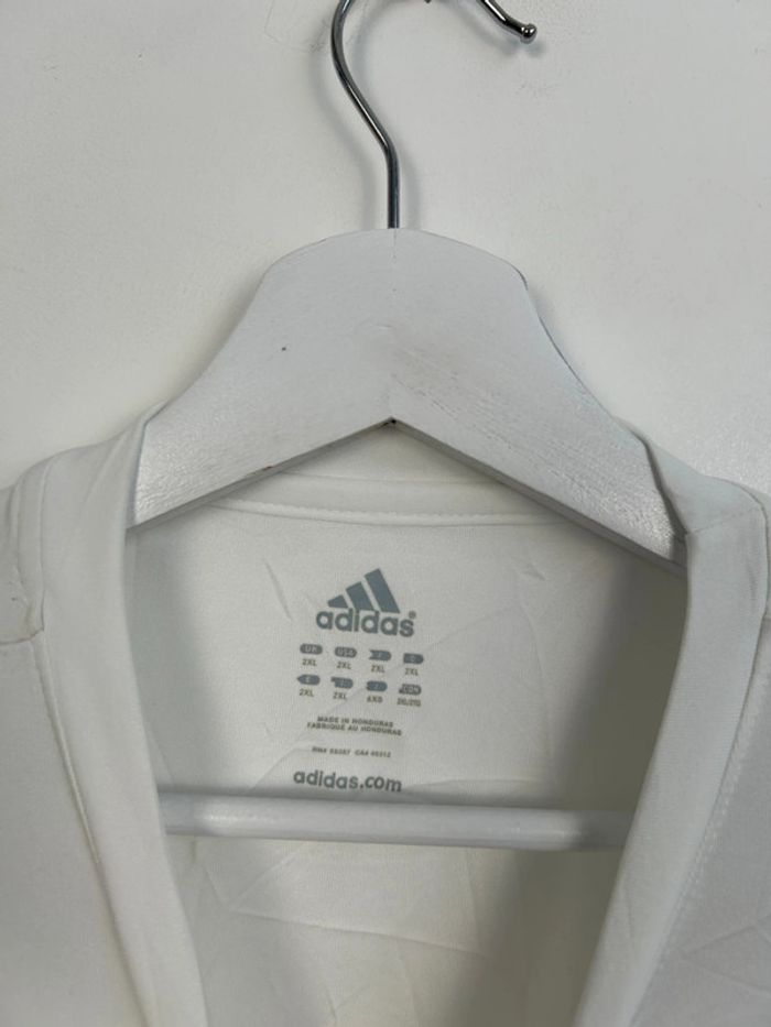 T-shirt Homme Adidas Blanc | Taille XXL | Très Bon État | Classique & Confort | #TM61 - photo numéro 4