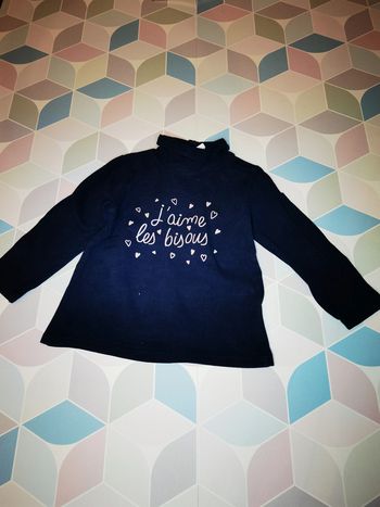 D3131 - sous pull fille 18 mois