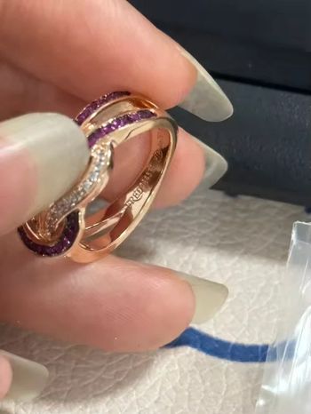 Magnifique bague style chance infinie Fred