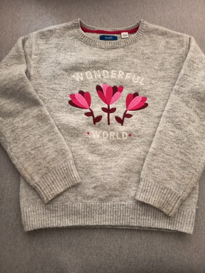 Pull d'hiver okaidi fille