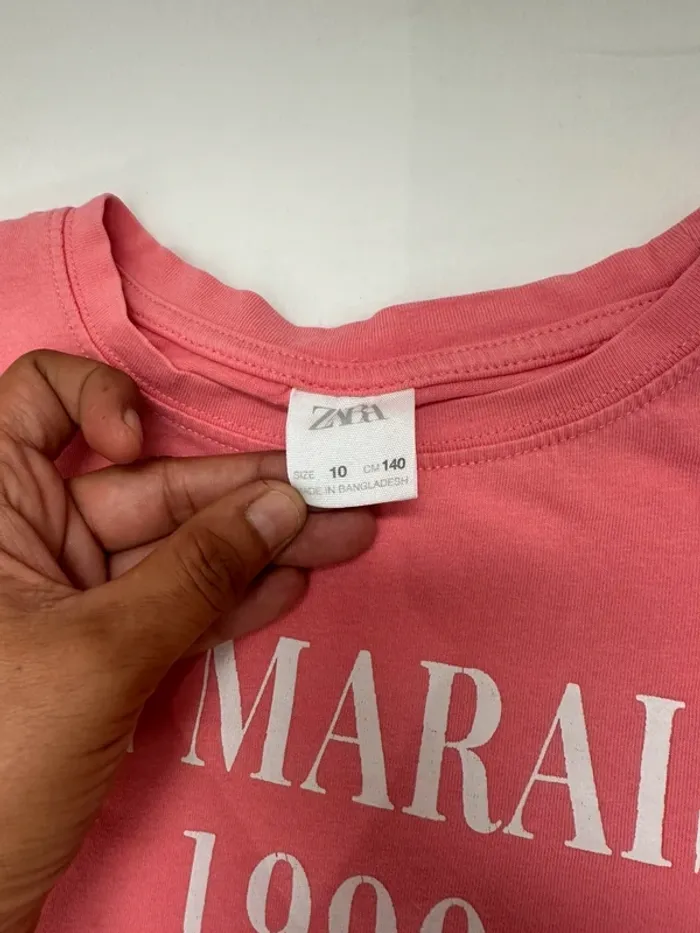 Tee-shirt Zara – Taille 10 ans - photo numéro 4